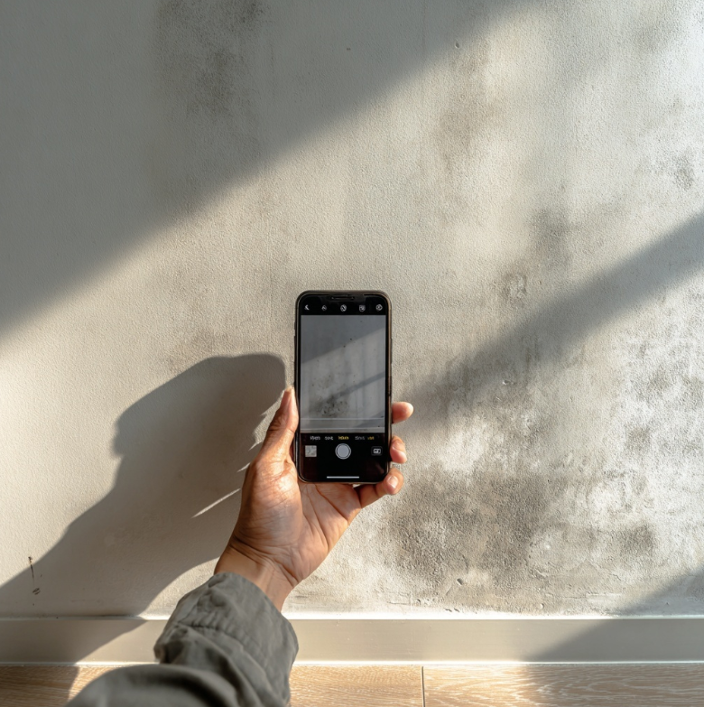 벽지 하자 기록