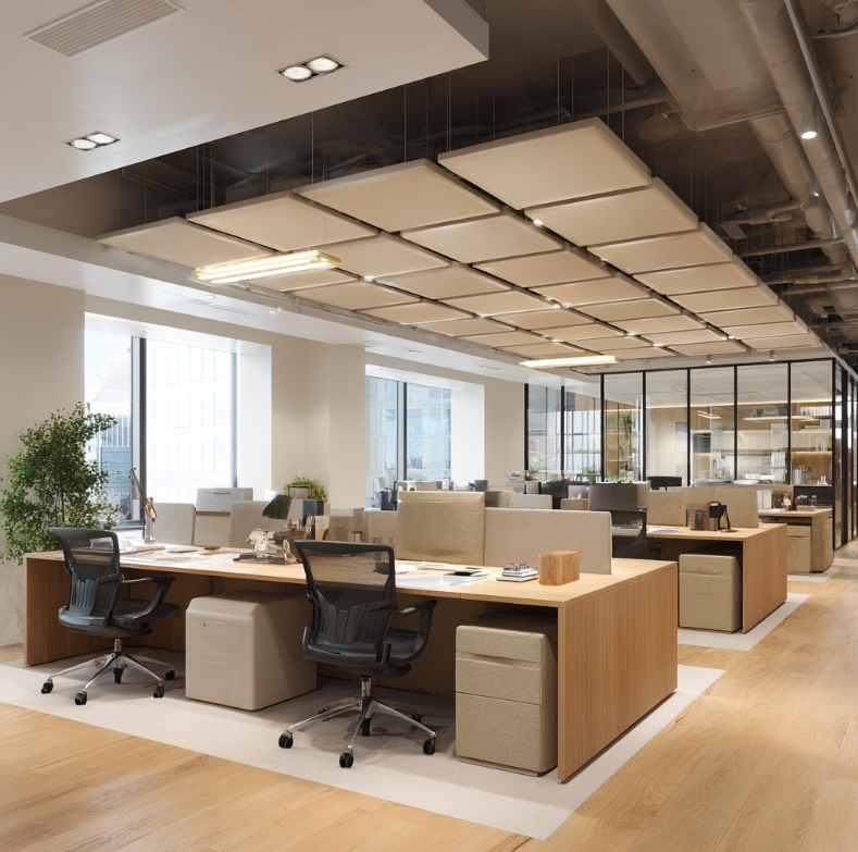 실내 사무실 공간