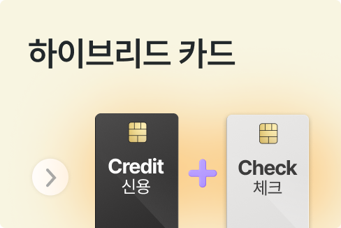 체크카드 할부가 가능하다고? 하이브리드 체크카드, 신용카드 차이부터 발급 조건, 사용 꿀팁까지!