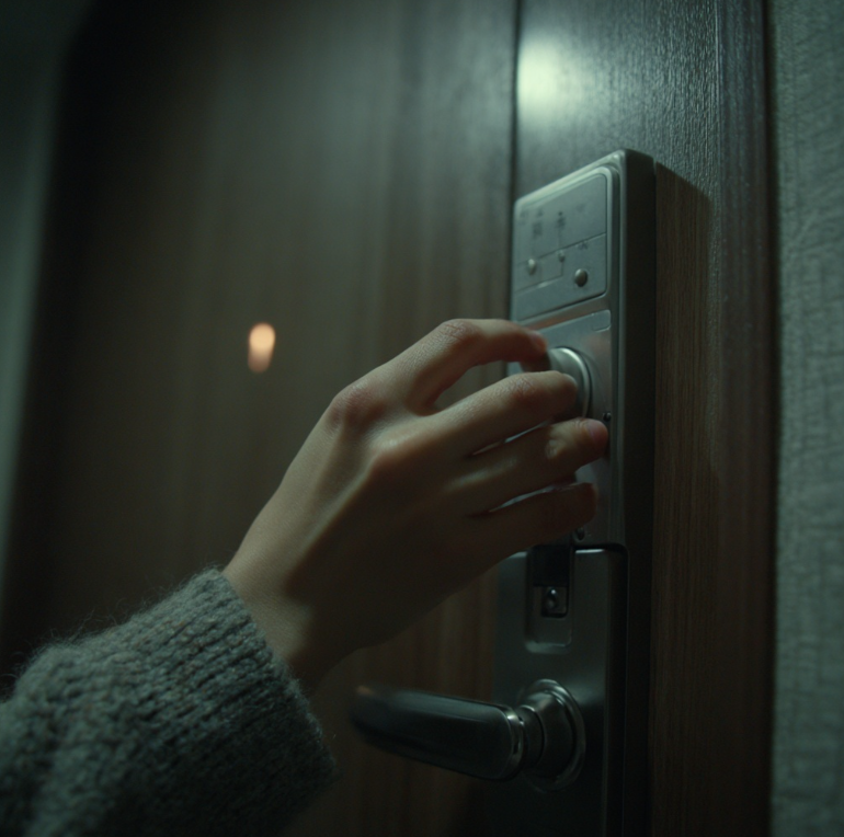 도어락 건전지 교체